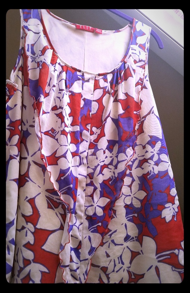 3 for $20. Front ruffle tank